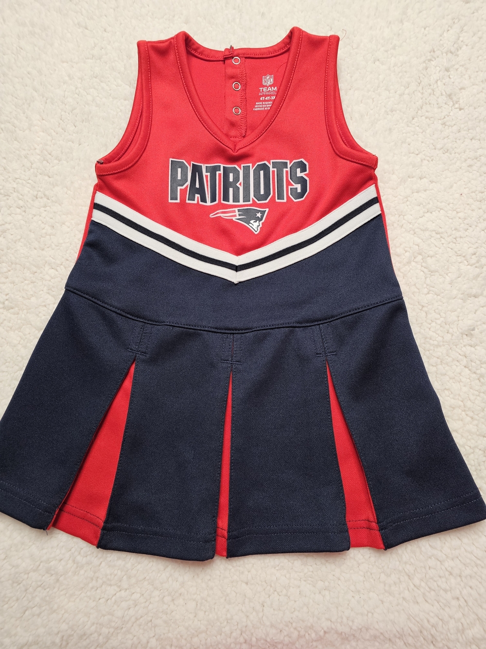 NFL Patriots Dress Girls 4T